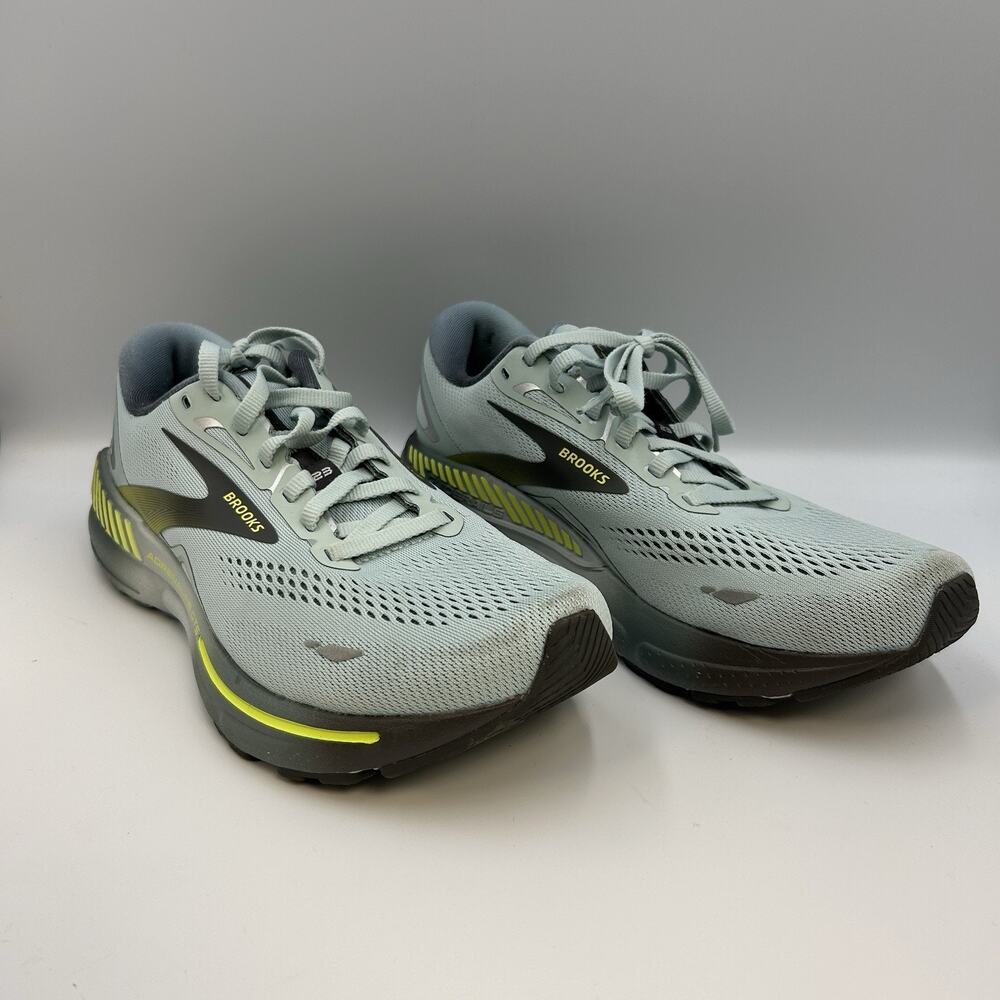 Brooks Adrenaline GTS 23 Running Shoes Men's 8.5 Medium D Cloud Goblin Blue Lime